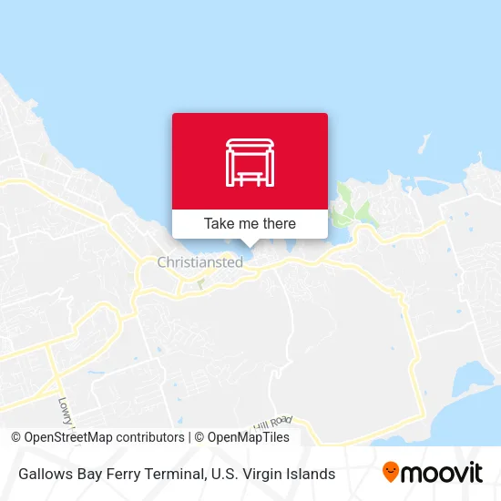 Mapa Gallows Bay Ferry Terminal