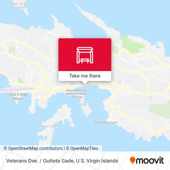 Veterans Dve. / Guttets Gade map