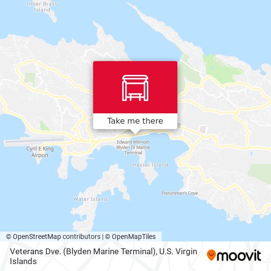 Veterans Dr, West | Blyden Ferry Terminal map