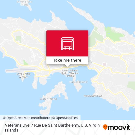 Veterans Dr & St Barthélemy, East map
