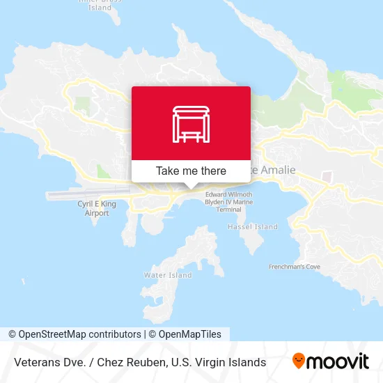 Veterans Dve. / Chez Reuben map