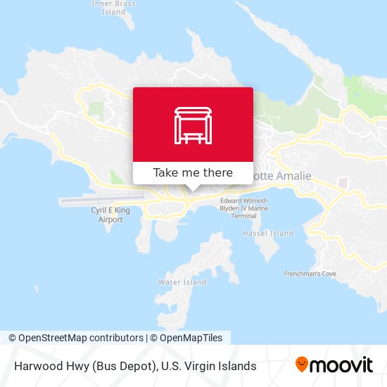 Harwood Hwy, East | Bus Depot map