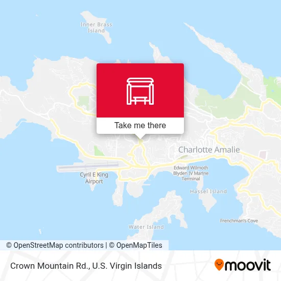 Crown Mountain Rd. map