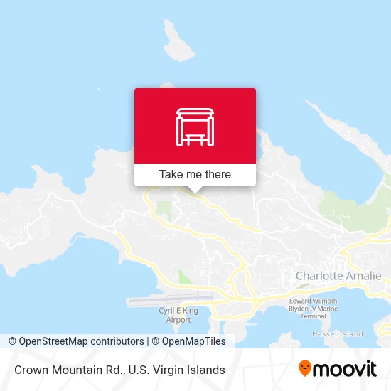 Crown Mountain Rd. map