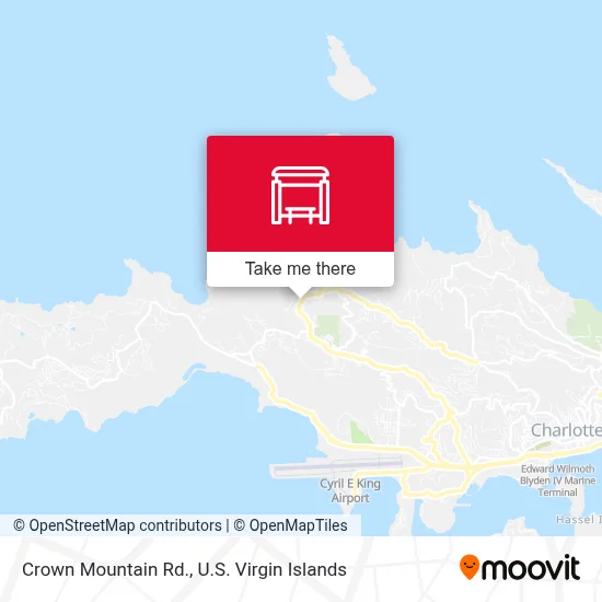 Crown Mountain Rd. map