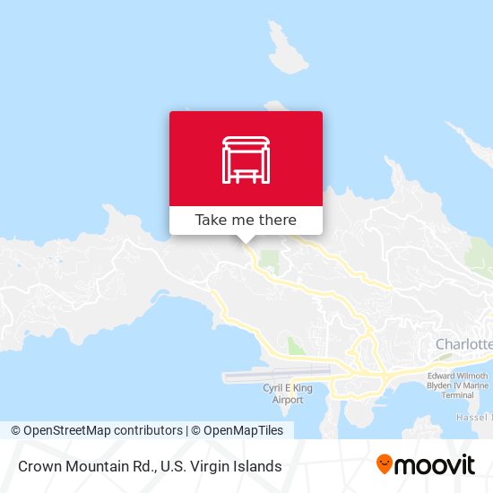 Crown Mountain Rd. map