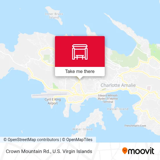 Crown Mountain Rd. map