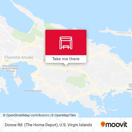 Donoe Rd, South | Home Depot map