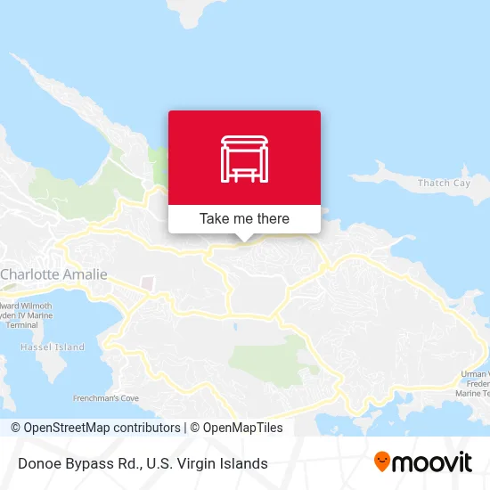 Donoe Bypass Rd. map