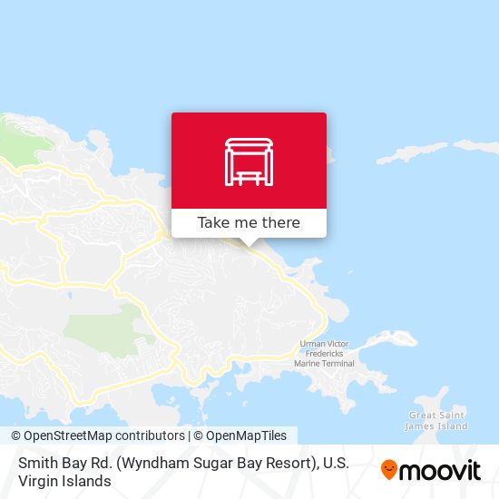 Smith Bay Rd. (Wyndham Sugar Bay Resort) map