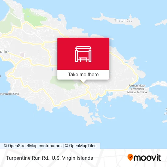 Turpentine Run Rd. map