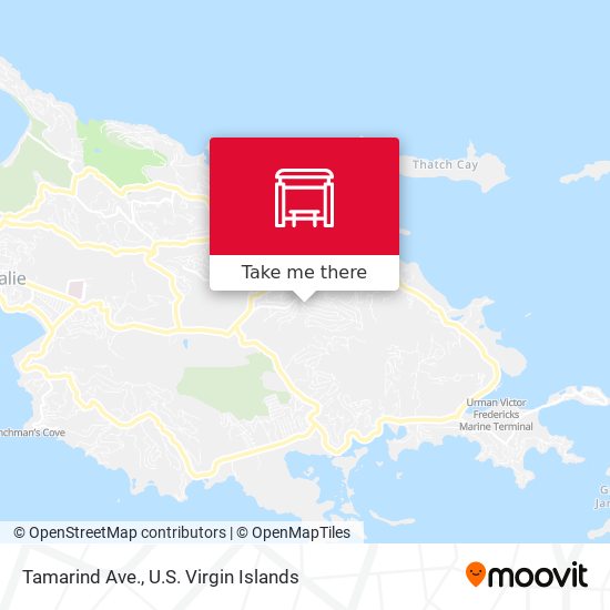 Tamarind Ave. map