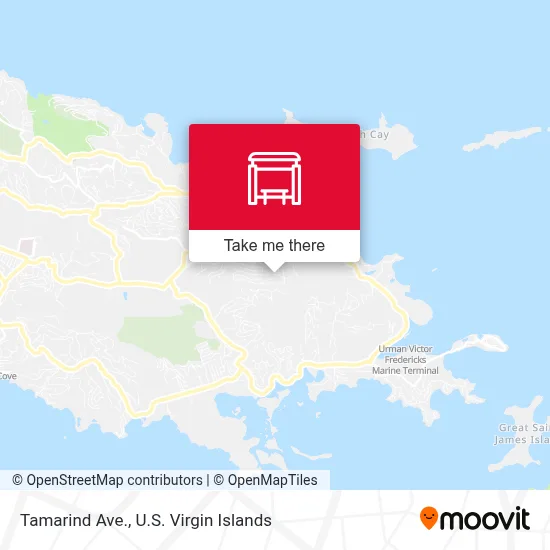 Tamarind Ave. map