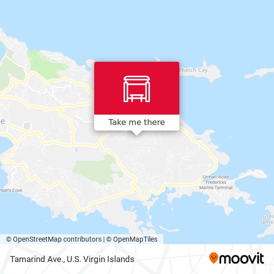 Tamarind Ave, West map