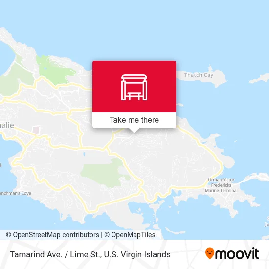 Tamarind Ave. / Lime St. map