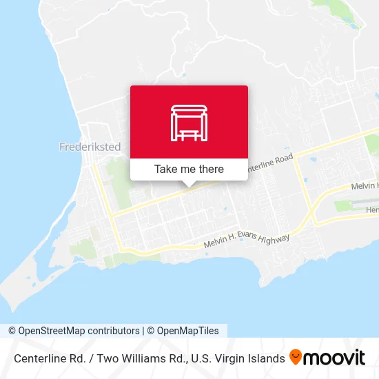 Centerline Rd. / Two Williams Rd. map