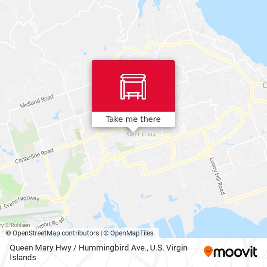 Queen Mary Hwy & Hummingbird Ave, West map