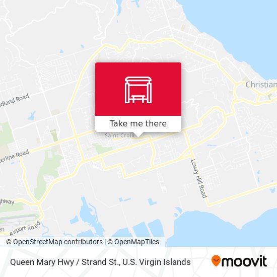 Queen Mary Hwy, West map