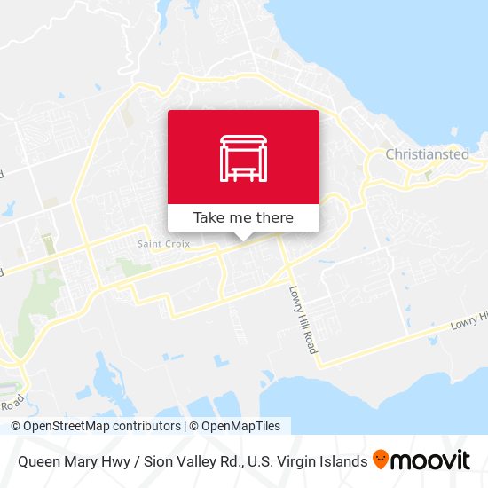 Queen Mary Hwy, East map