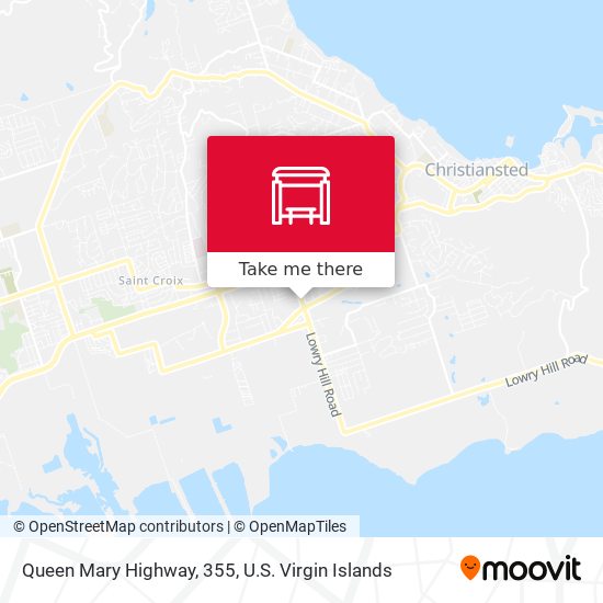 Queen Mary Hwy & Route 68, West map