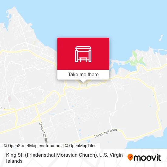 King St. (Friedensthal Moravian Church) map