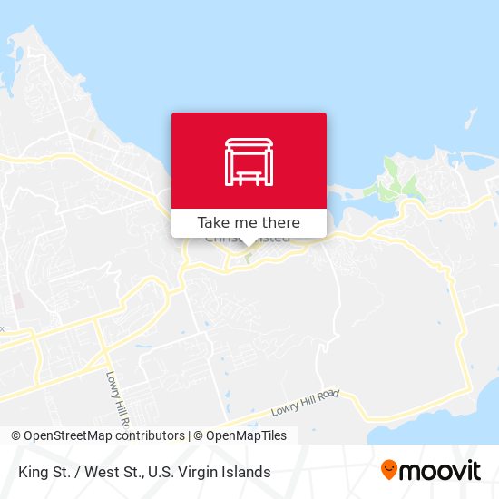 King St & West St, West map