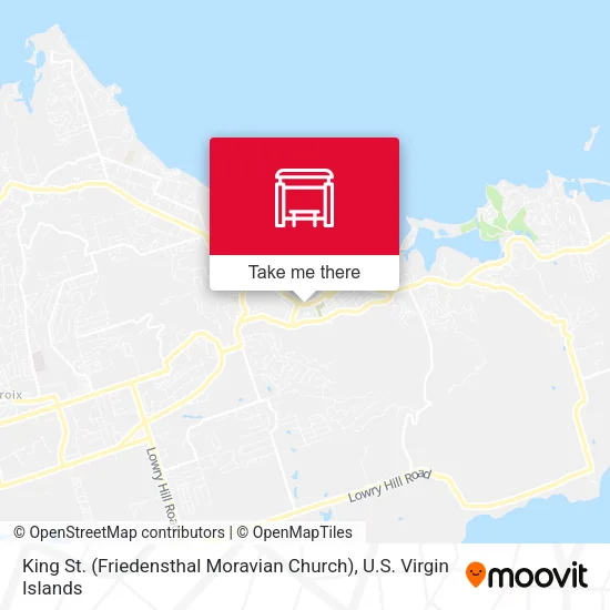 King St. (Friedensthal Moravian Church) map