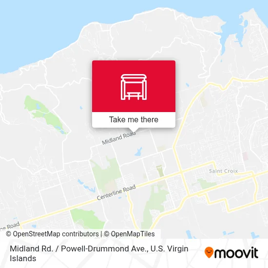 Midland Rd. / Powell-Drummond Ave. map