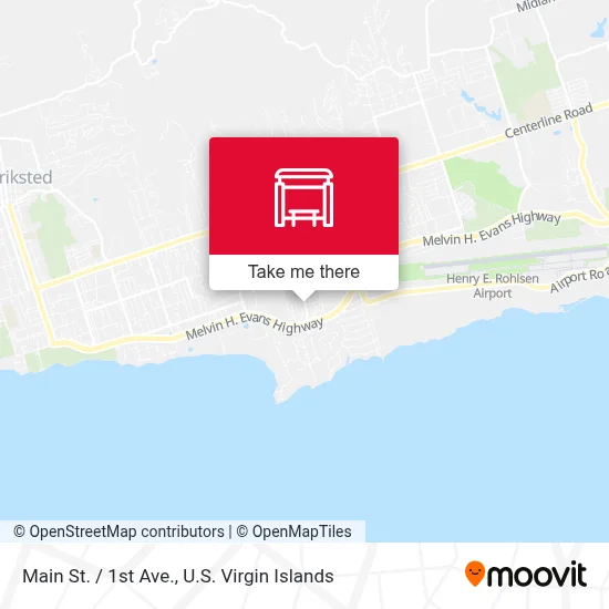 Main St. / 1st Ave. map