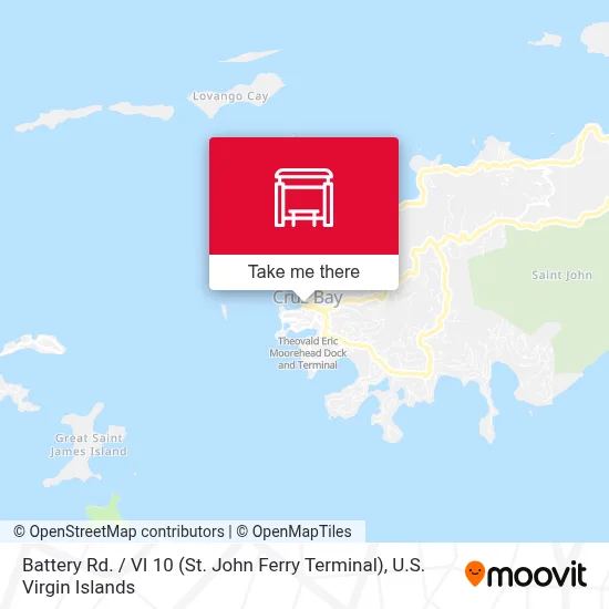 Battery Rd. / VI 10 (St. John Ferry Terminal) map