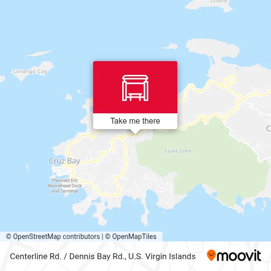 Centerline Rd. / Dennis Bay Rd. map