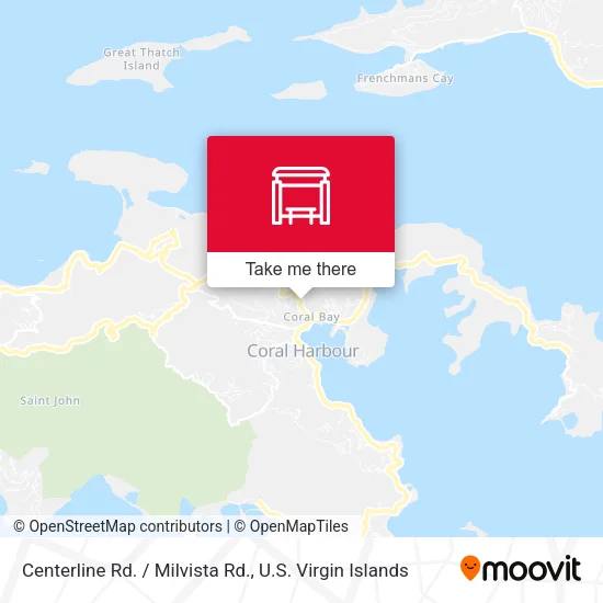 Centerline Rd. / Milvista Rd. map