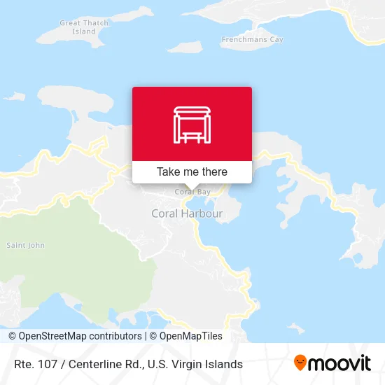 Rte. 107 / Centerline Rd. map