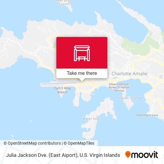 Mapa Julia Jackson Dve. (East Aiport)