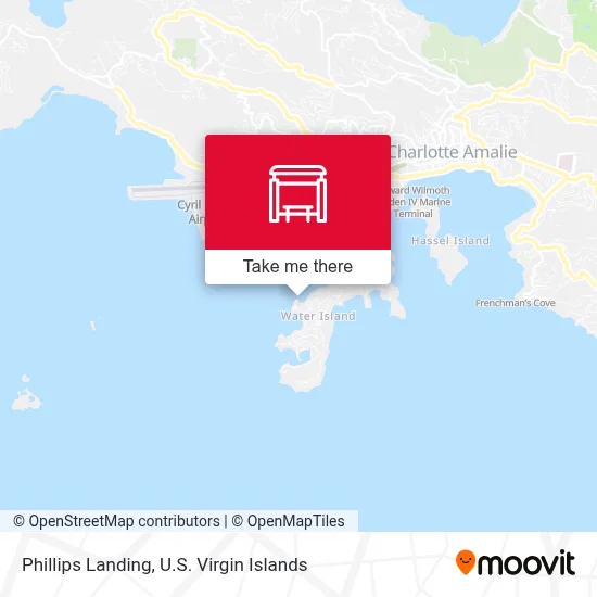 Phillips Landing map