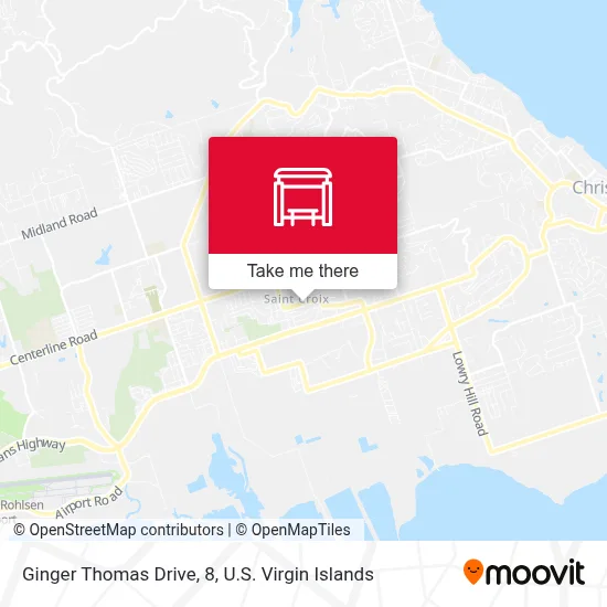 Ginger Thomas Drive, 8 map