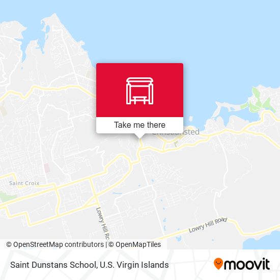 Saint Dunstans School map