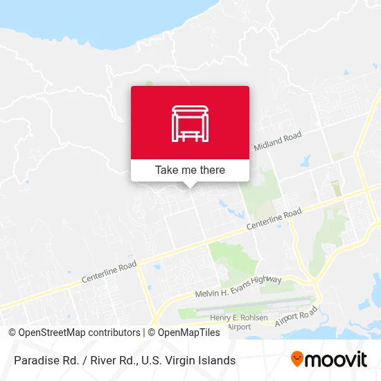 Paradise Rd. / River Rd. map