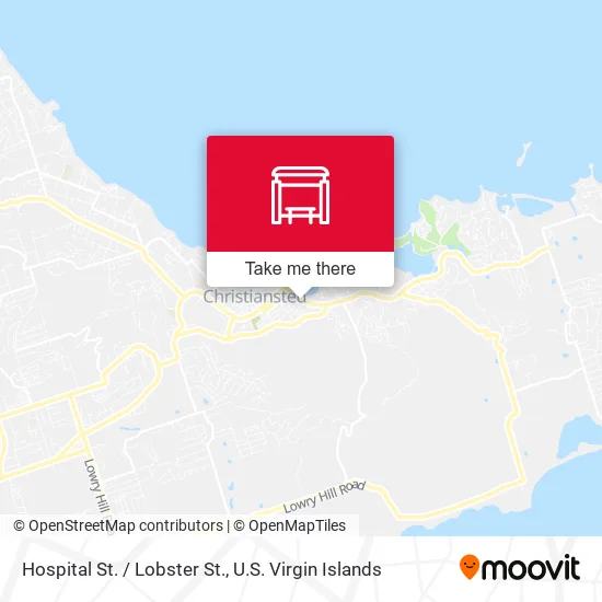 Hospital St. / Lobster St. map