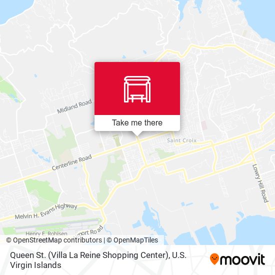 Mapa Queen St. (Villa La Reine Shopping Center)