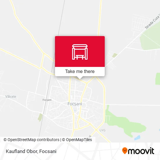 Kaufland Obor map