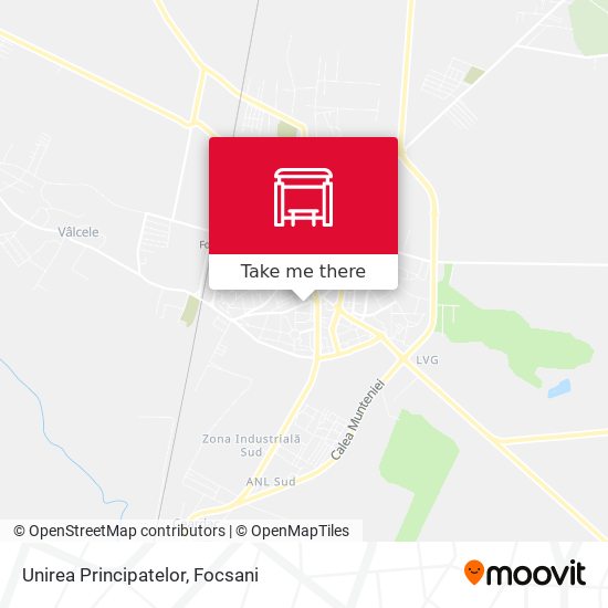 Unirea Principatelor map