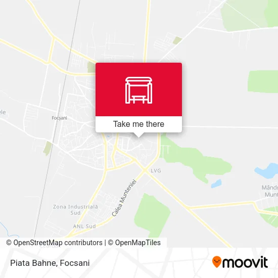 Piata Bahne map