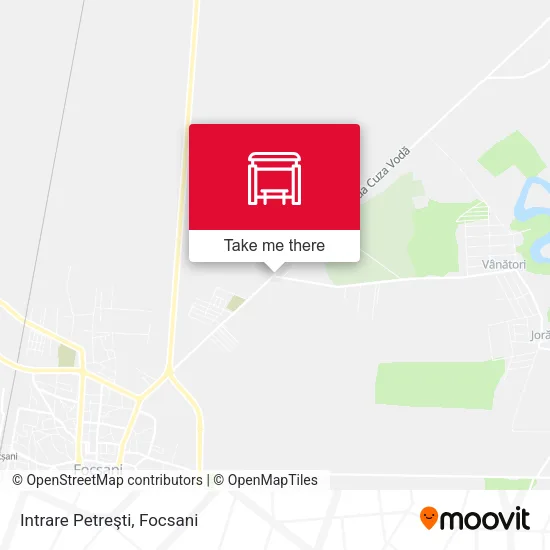 Intrare Petreşti map