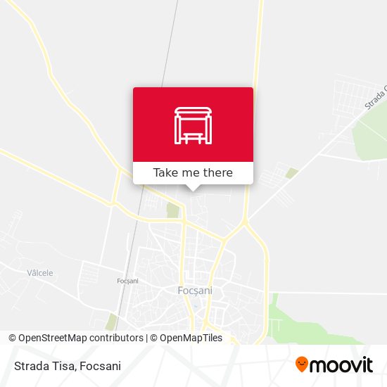 Strada Tisa map