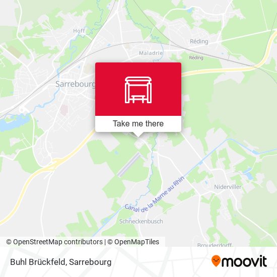 Buhl  Brückfeld map