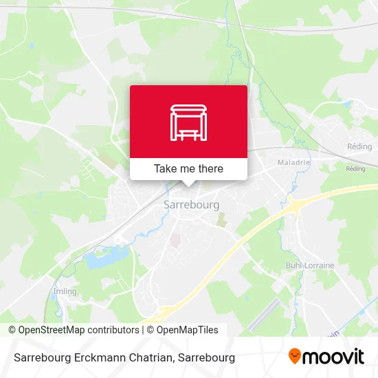 Sarrebourg Erckmann Chatrian map