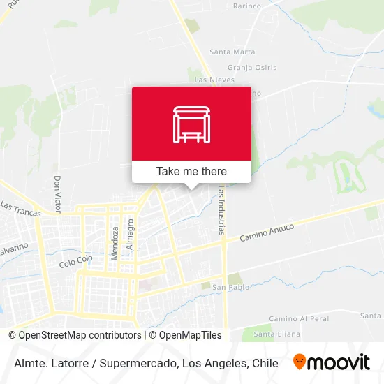 Almte. Latorre / Supermercado map