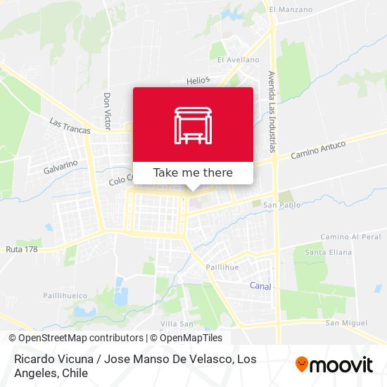 Ricardo Vicuna /  Jose Manso De Velasco map