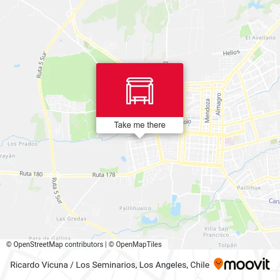 Ricardo Vicuna /  Los Seminarios map